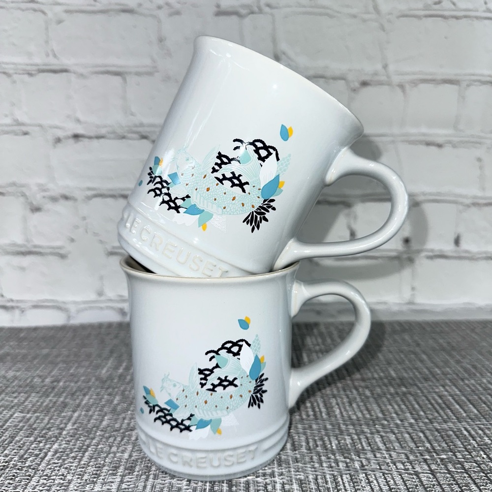 Le Creuset Lotus Coffee Mug x 2